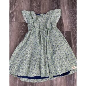 Bijou Sauvage Green Bird Dress Size 5